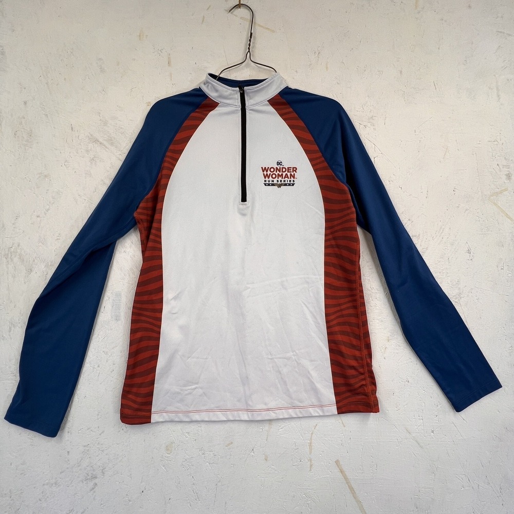 Wonder Woman RM Running Man DC Women Run Series 1/4 Zip Pullover Jacket Large